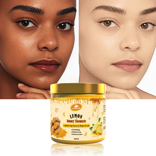 Lemon & Honey Turmeric Body Scrub Lightening